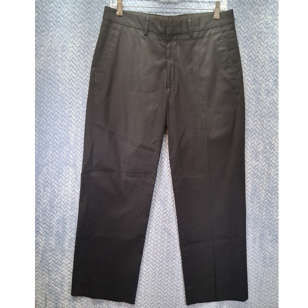 Express Design Studio Producer Mens 30x30 Black Straight Leg Chino Pants